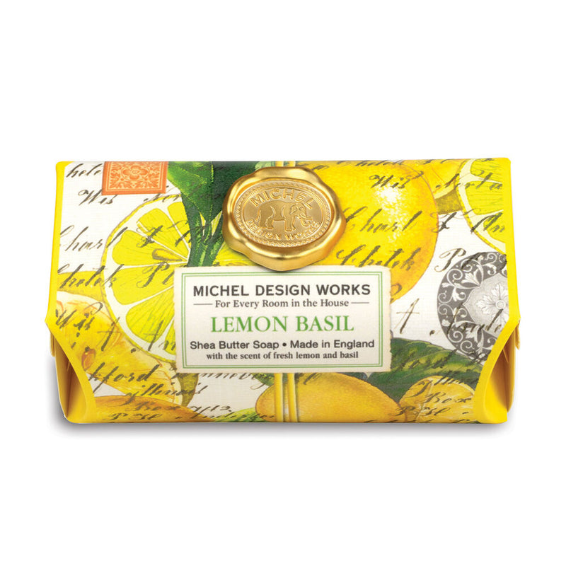 Michel Design Works Lemon Basil Shea Butter Soap, 8.7 oz.