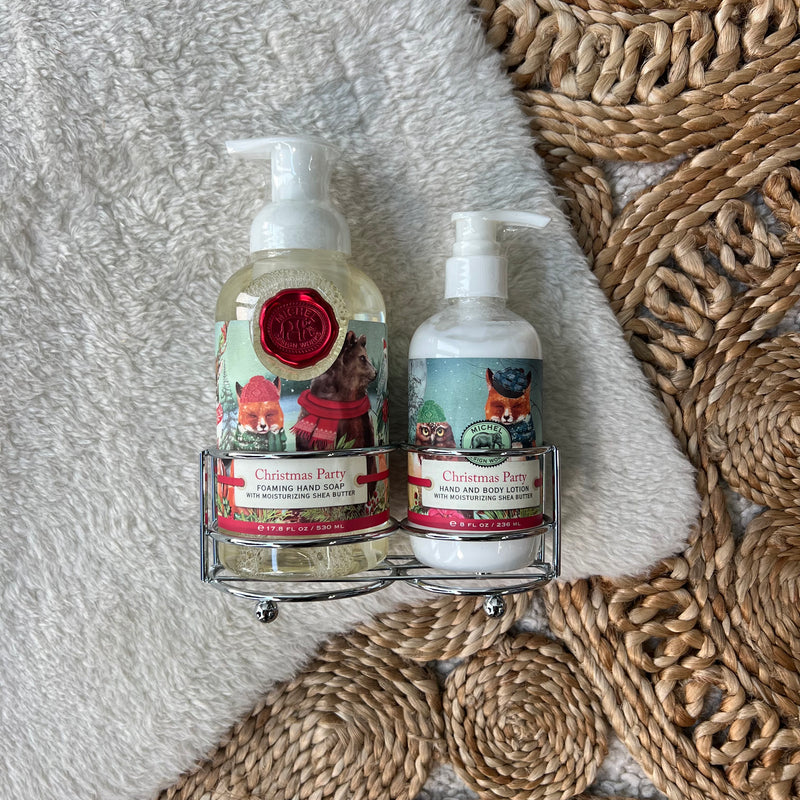 Christmas Party soap and lotion set