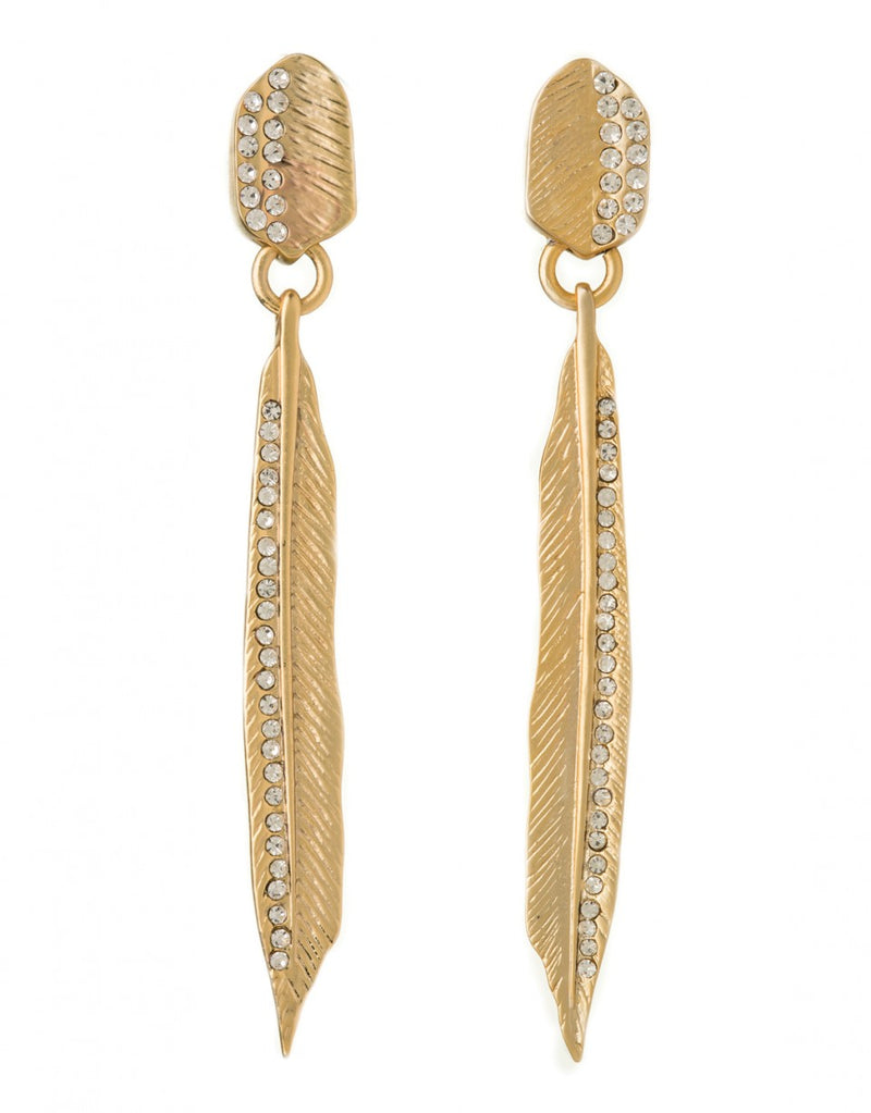 Spartina Fine Feather Earrings