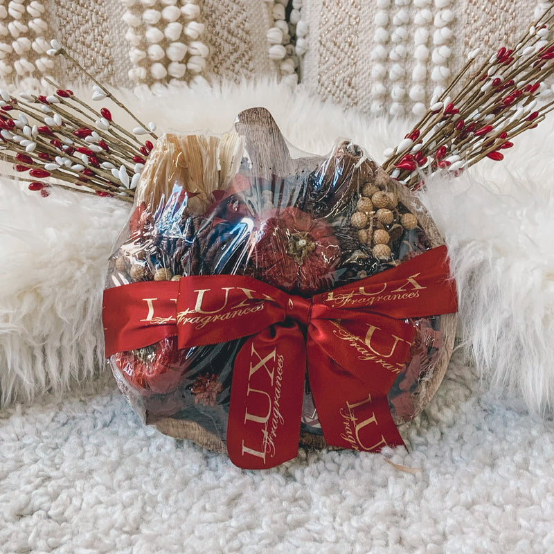 Pumpkin Wooden Bowl Fragrance