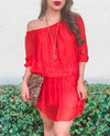 Red Hot Susanne Dress