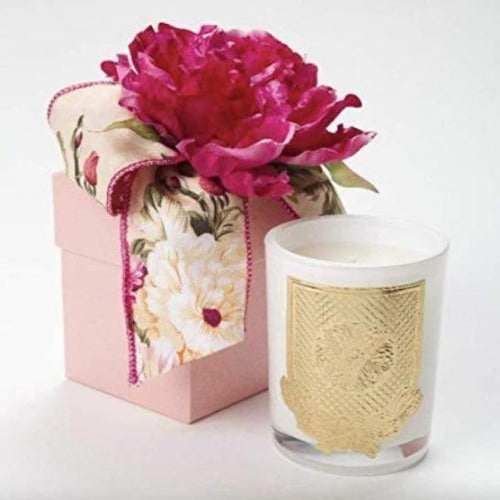 LUX FRAGRANCE VERANDA - 8OZ. FLOWER BOX CANDLE