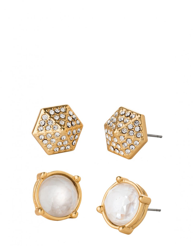 Spartina Pearl Gala Stud Earrings Set