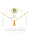 Spartina Sea La Vie Necklace - Thanks/Pineapple