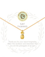 Spartina Sea La Vie Necklace - Thanks/Pineapple